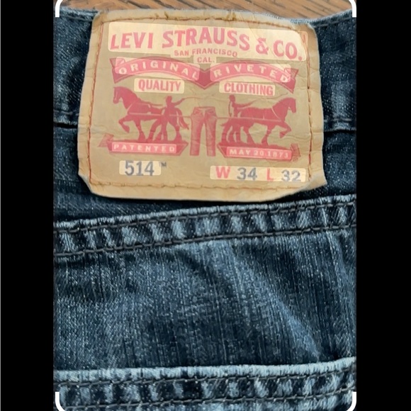 Levi’s 514 Straight Leg Jeans waist 34 - Picture 4 of 7